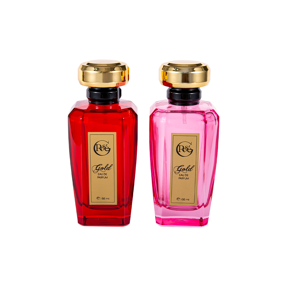 Tappo di profumo personalizzato per bottiglia di profumo con rivestimento rosa rosso KY1602-WJ2432 da 100 ml