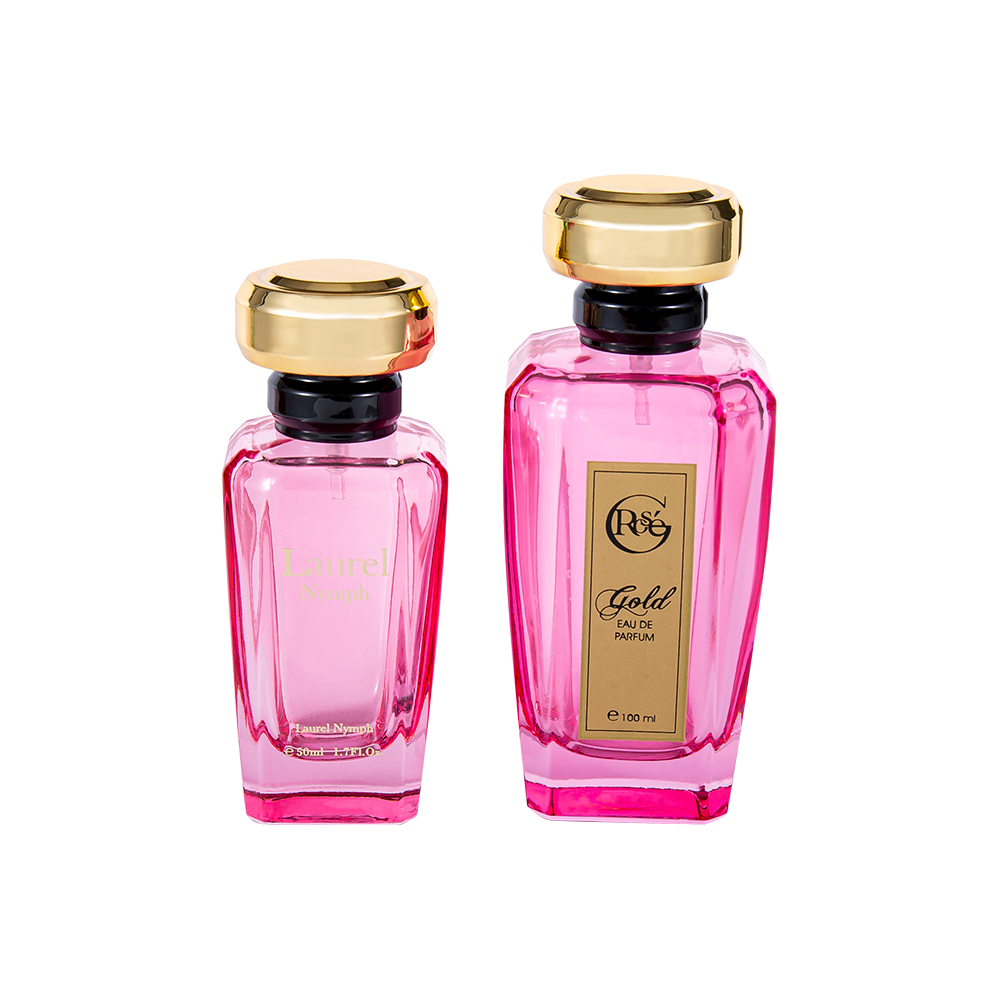 Tappo di profumo personalizzato per bottiglia di profumo con rivestimento rosa rosso KY1602-WJ2432 da 100 ml
