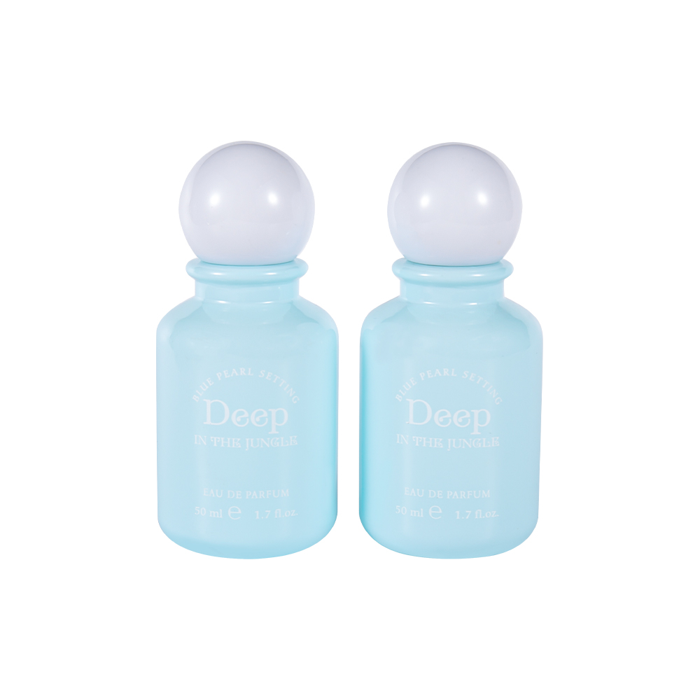 Bottiglia di profumo di colore Macaron GC4818-WJ2537 da 50 ml con tappo di profumo sferico