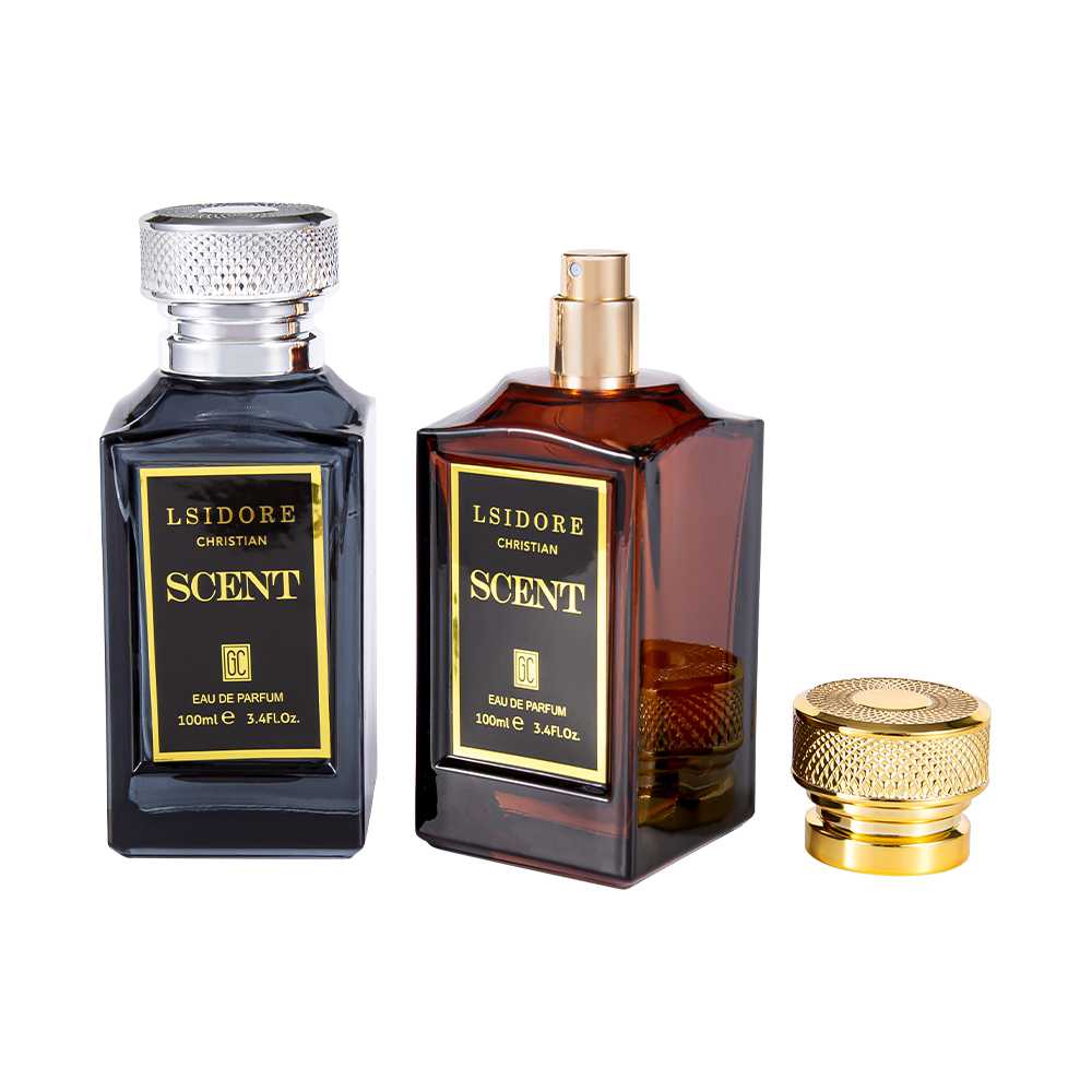 KY1522-WJ2341 Set di bottiglie di profumo di lusso per stampa a caldo da 100 ml con tappo di profumo unico