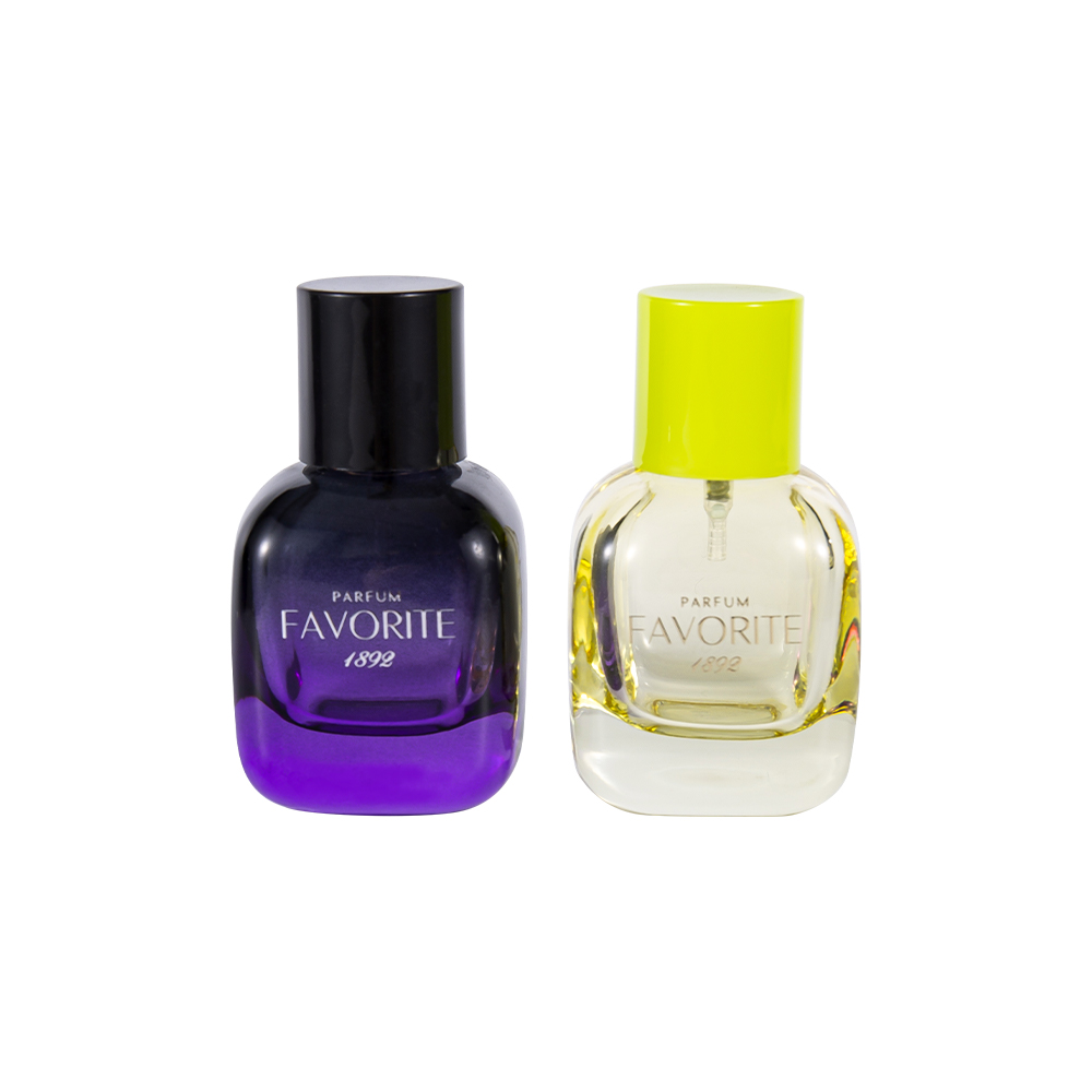 GC4868-WJ2445 Bottiglia di profumo in vetro decorativo da 30 ml con tappo in PP, serie multicapacità