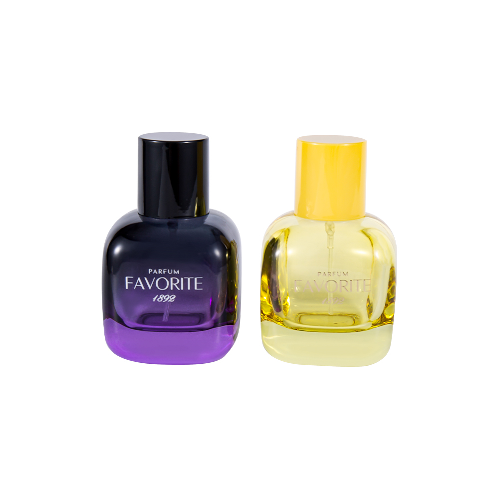 GC4869-WJ2531 Bottiglia di profumo in vetro decorativo da 50 ml con tappo in PP, serie multicapacità