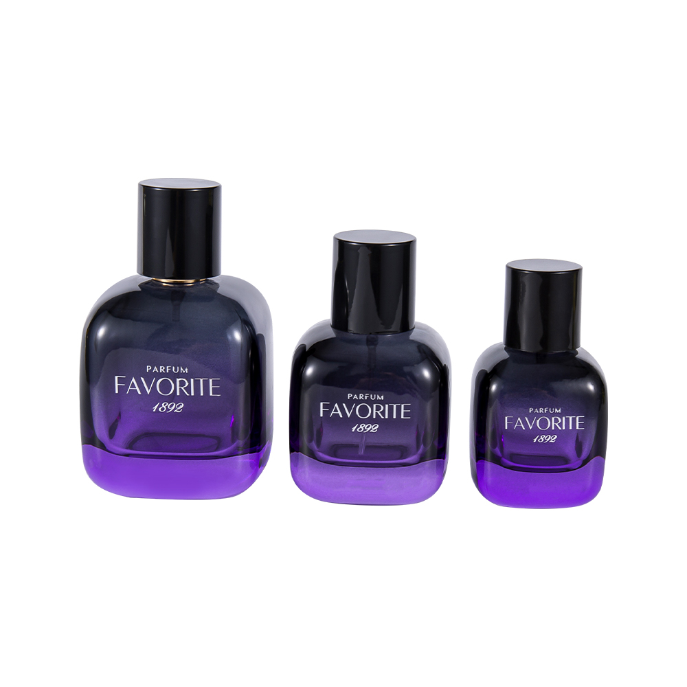 GC4870-WJ2531 Bottiglia di profumo in vetro decorativo da 100 ml con tappo in PP, serie multicapacità