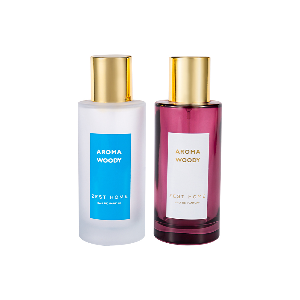 GC3989-WJ2388 Bottiglia di profumo classico satinato all'ingrosso da 100 ml con parte superiore in oro di lusso