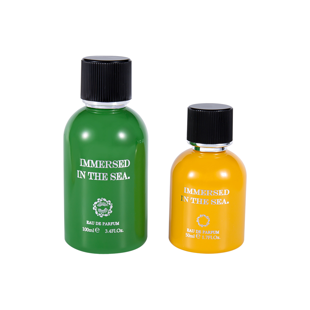 GC4463-WJ2361 Bottiglia di profumo in vetro decorativo nuovissimo da 100 ml con tappo per profumo nero