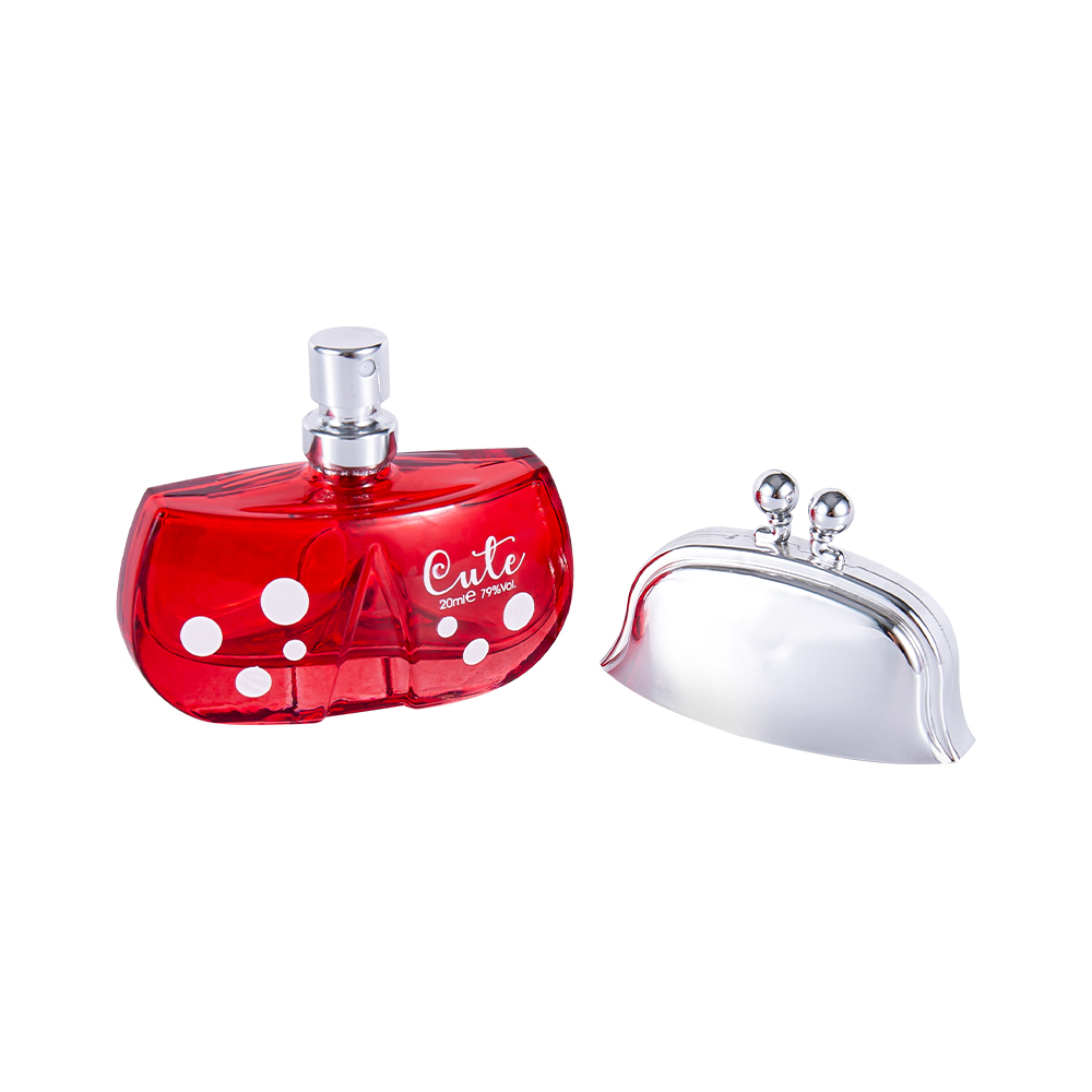 KY2068-WJ2117 Bottiglia di profumo di insetti carino da 30 ml, tappo in argento, campione gratuito